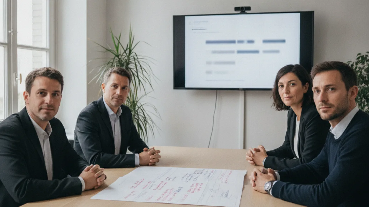 Une cellule de crise restreinte réunie autour du plan imprimé